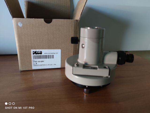 SECO 2153-10GRIGIO Porta prisma altezza regolabile