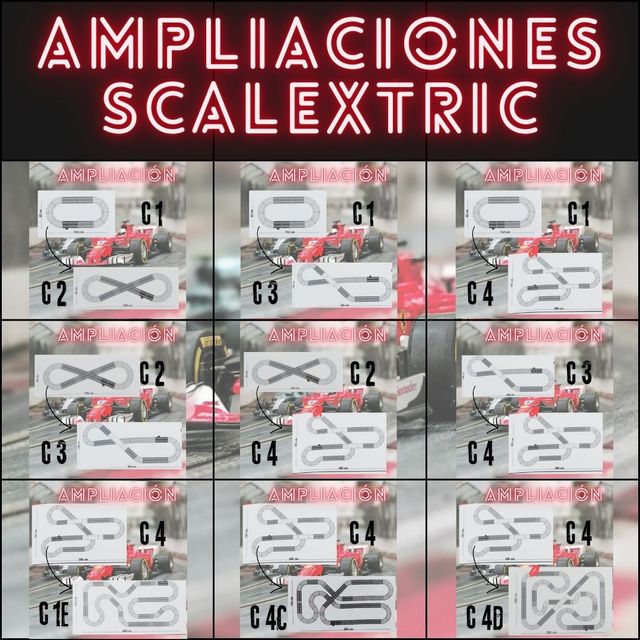 Ampliaciones de Scalextric 1:32