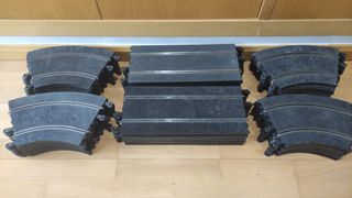 60 pistas Scalextric curvas y rectas