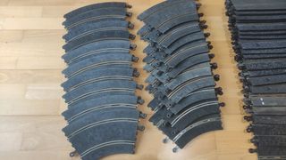 60 pistas Scalextric curvas y rectas