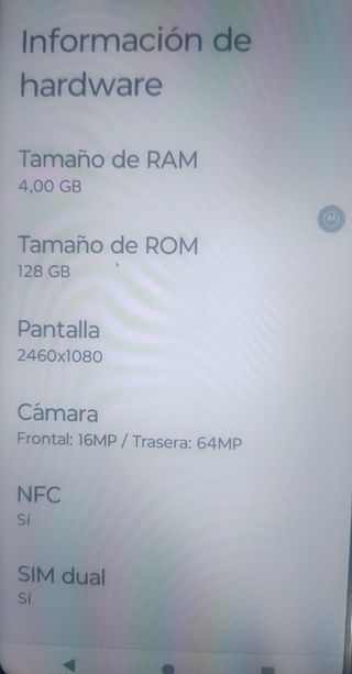 Teléfono móvil Motorola g60s 