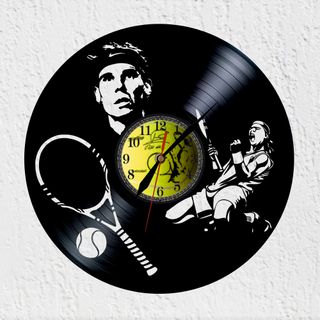 Rafa Nadal Reloj de Disco de Vinilo