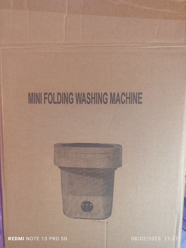 Mini lavadora plegable