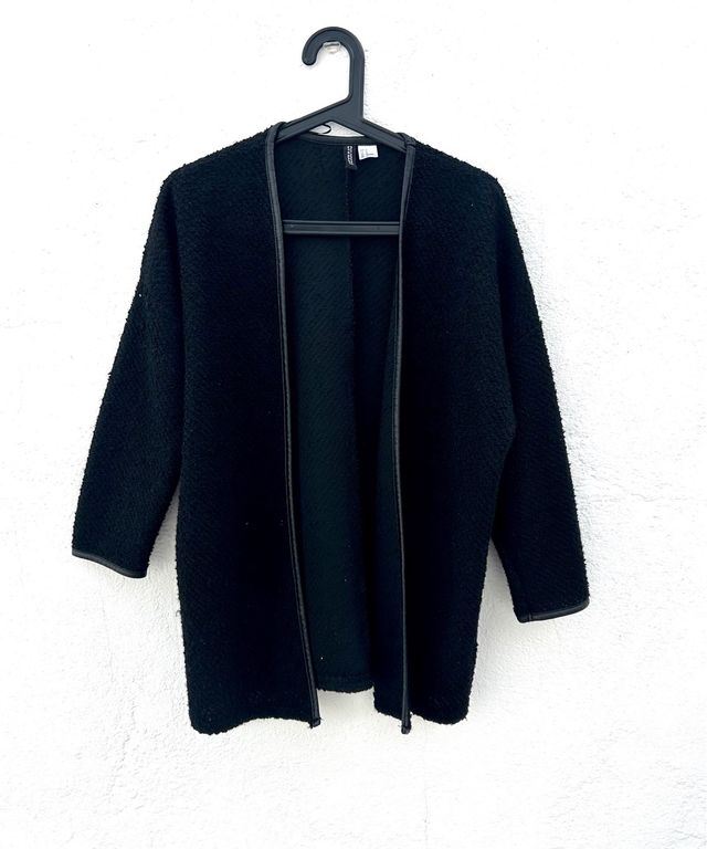 Cardigan punto negro