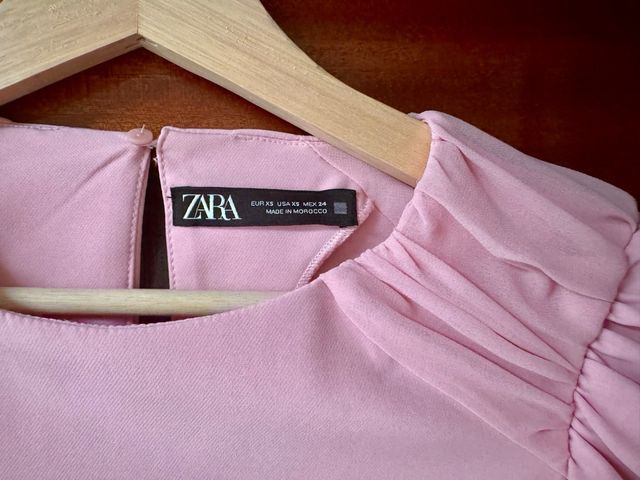 Vestido Zara rosa