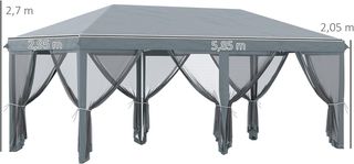 Carpa Plegable Pop-Up Gazebo 6x3 m Cenador
