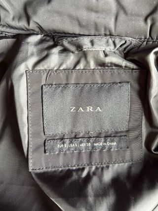 Chaqueta negra Zara