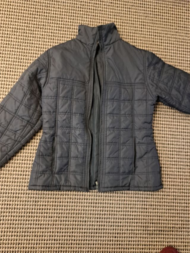 Acolchado fino azul marino t 12