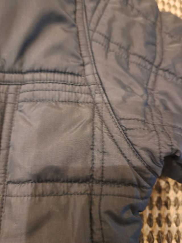 Acolchado fino azul marino t 12