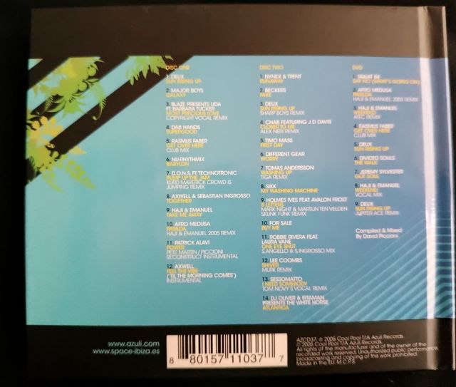 SPACE IBIZA 2005 CD DVD 