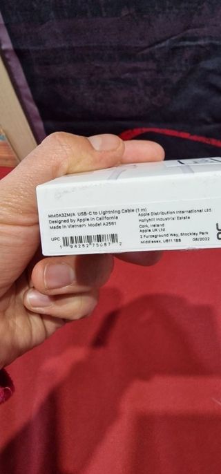 Apple Cable de Conector Lightning a USB (1 m)