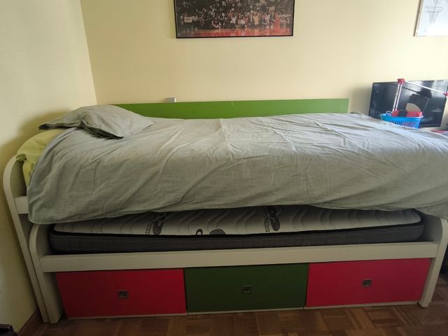 Cama nido  grande y alta