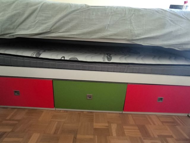 Cama nido  grande y alta