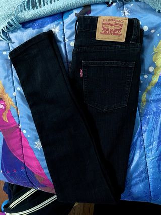 Jeans levi’s skinny bambina nero