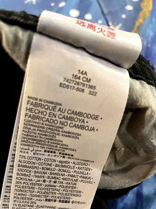 Jeans levi’s skinny bambina nero