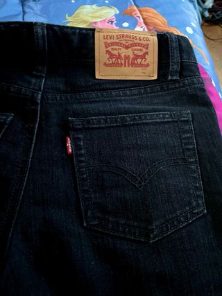 Jeans levi’s skinny bambina nero