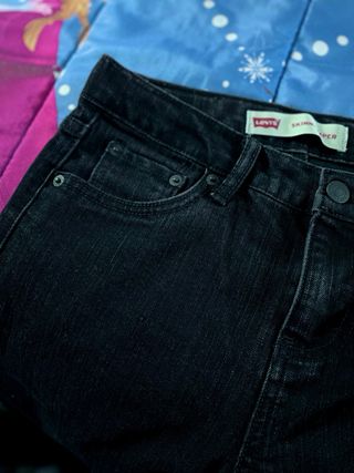 Jeans levi’s skinny bambina nero