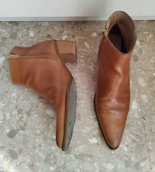 Botines camperos piel 