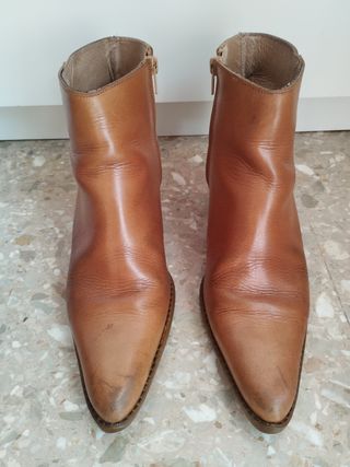 Botines camperos piel 