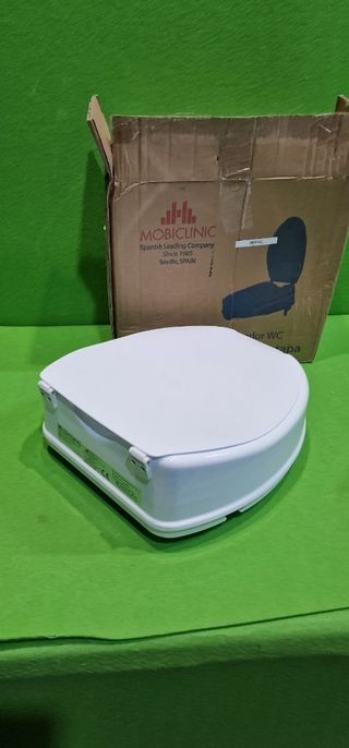 Mobiclinic Elevador WC para adulto Con tapa NUEVO