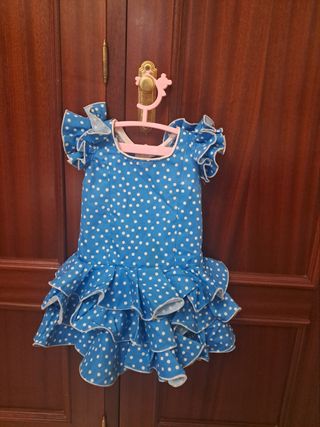 Traje flamenca niña talla 18-24 meses