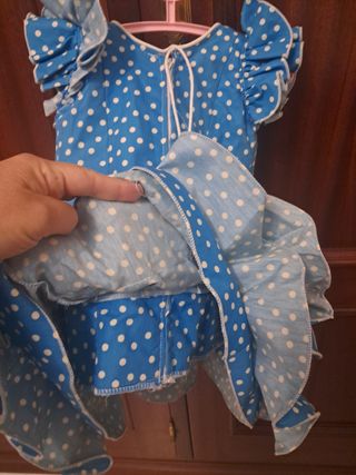 Traje flamenca niña talla 18-24 meses