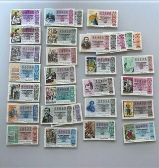 Loteria nacional antigua 1978/81