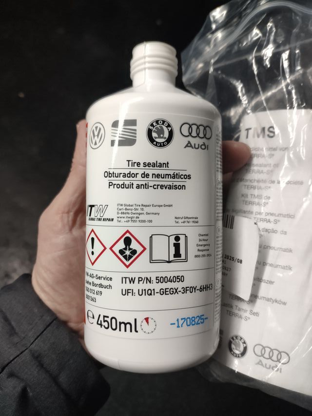 Pasta sellante para neumáticos
