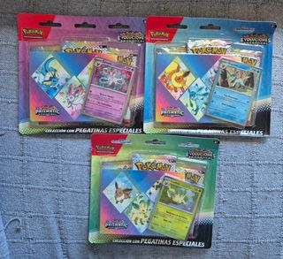 Evoluciones Prismaticas pack pegatinas pokemon
