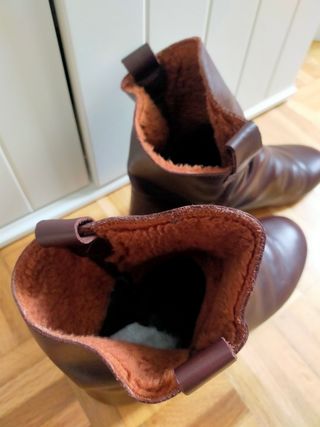 Botín plano de piel T.40 Funchai