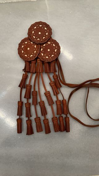 Mosquero de cuero original   para caballos 