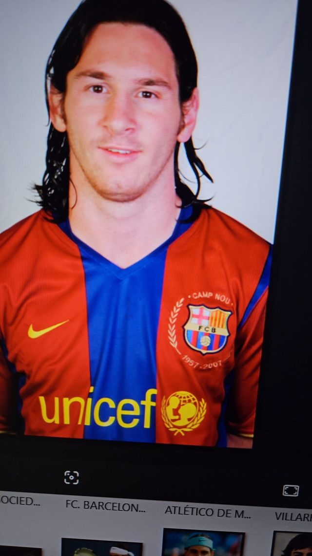 LÁMINA DE LEO MESSI, JUGADOR DEL CF. BARCELONA