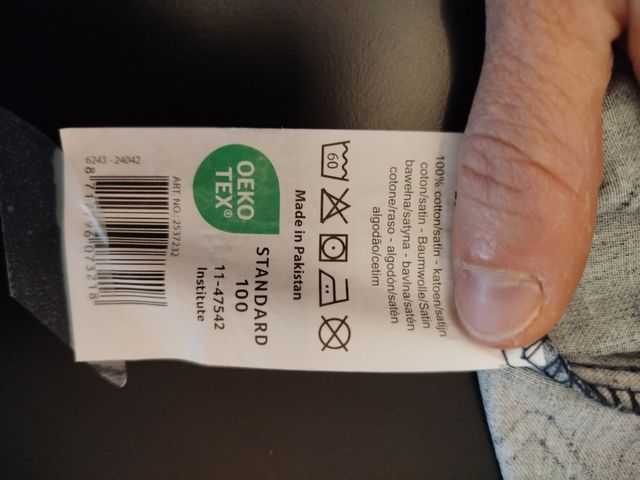 Coppia di federe blu notte