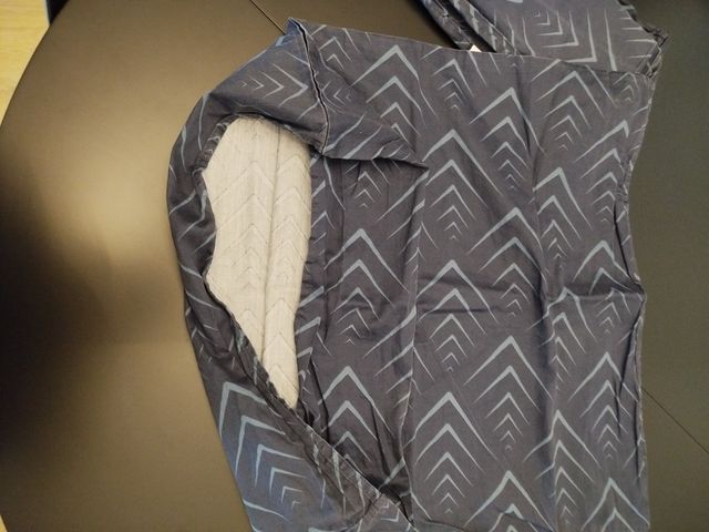 Coppia di federe blu notte