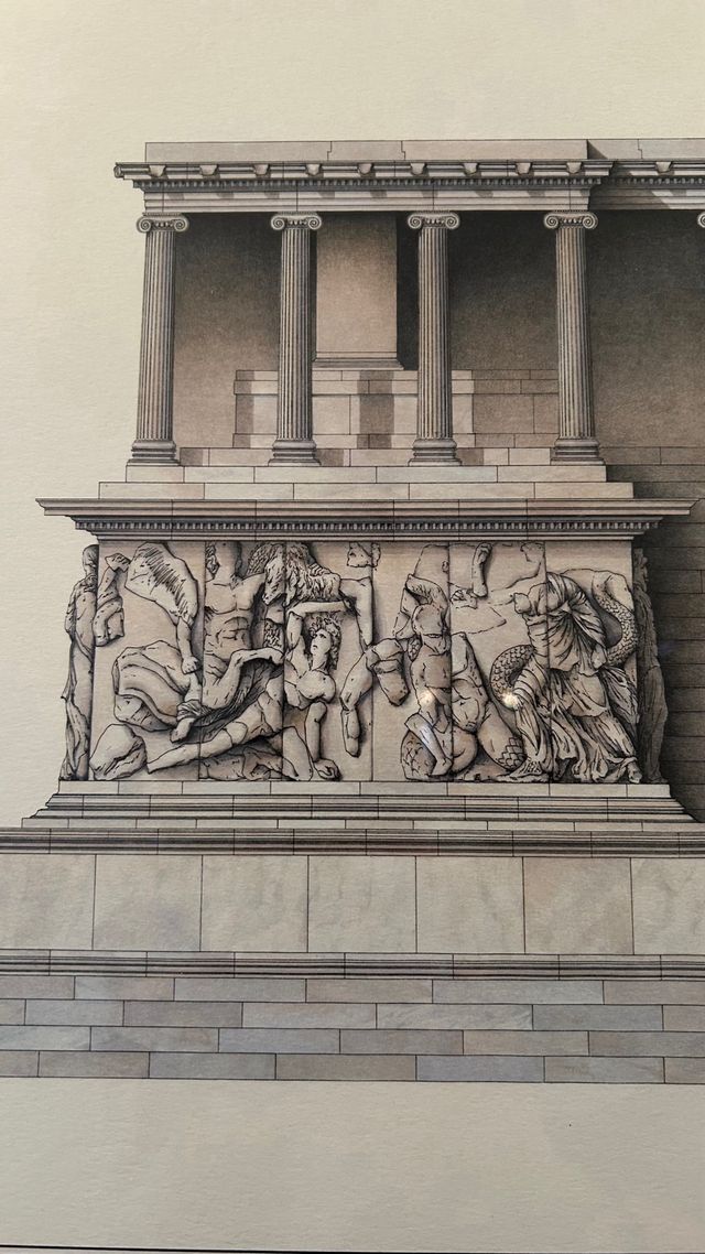 ALTAR DE ZEUS EN PÉRGAMO. BERLÍN PERGAMOALTAR