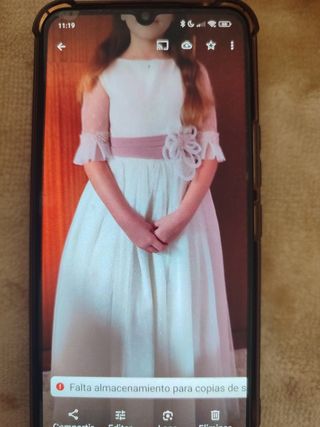 VESTIDO COMUNIÓN NIÑA 