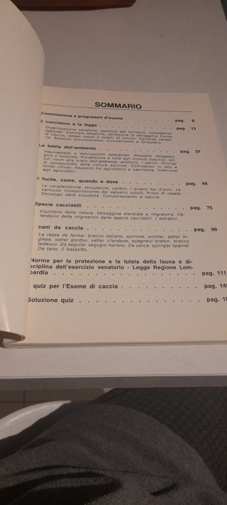 Esame di caccia editoriale Bertacchi