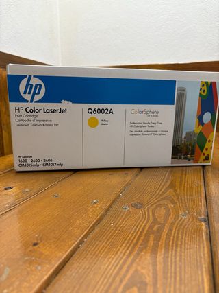 Toner HP Color LaserJet Q6002A Amarillo