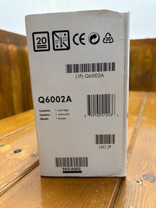 Toner HP Color LaserJet Q6002A Amarillo