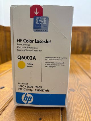 Toner HP Color LaserJet Q6002A Amarillo