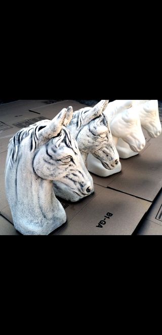 cabezas decoracion de exteriores