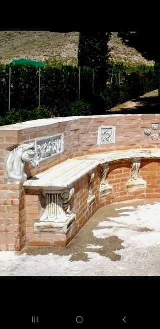 cabezas decoracion de exteriores