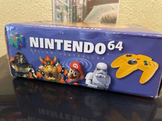 Mando Nintendo 64 Amarillo Edicion Española