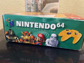 Mando Nintendo 64 Amarillo Edicion Española