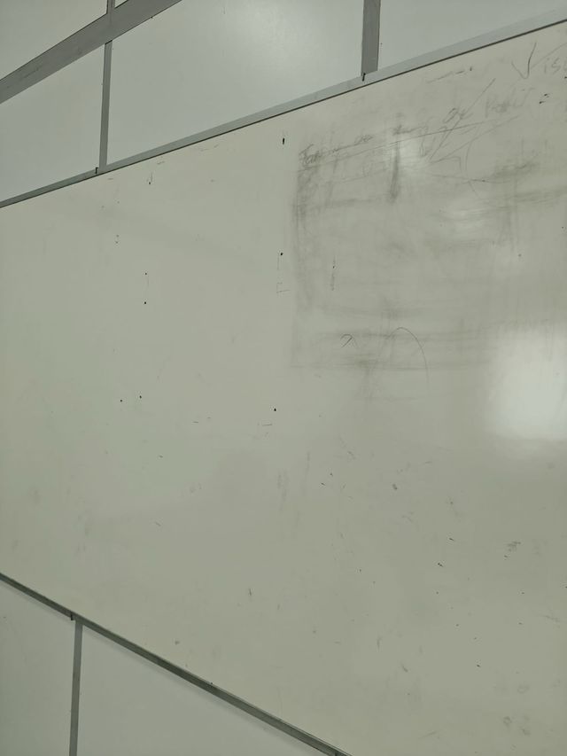 Pizarra blanca de 256x122.5x16