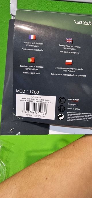 Cortina Voilage NUEVO 00485D