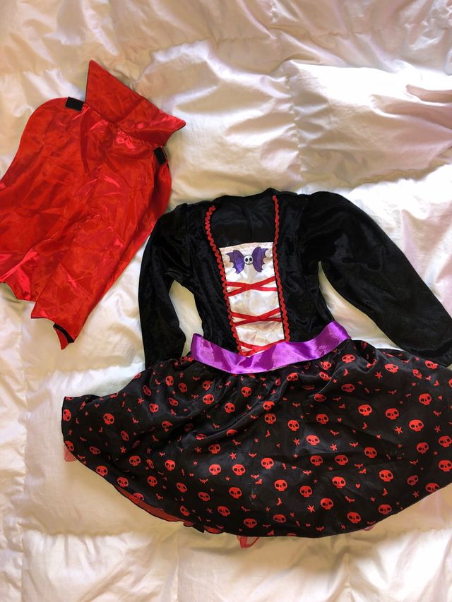 Disfraz Vampiresa Niña T3/4
