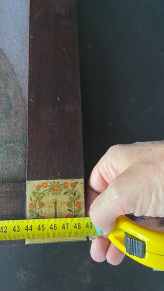 Cuadro de bebé con sonajero