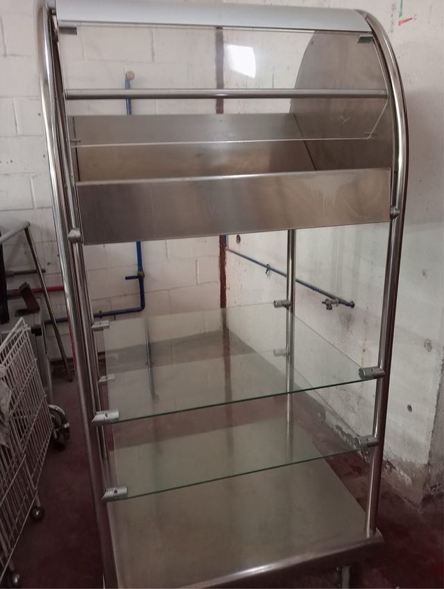 Expositor de Panaderia Avero inoxidable 
