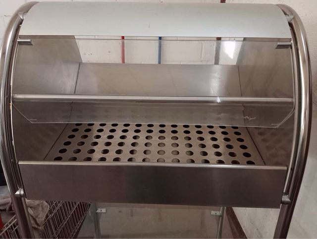 Expositor de Panaderia Avero inoxidable 
